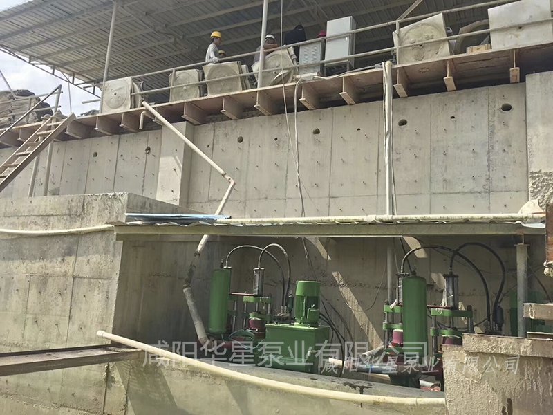 華星泵業(yè)礦山開采尾礦處理案例現(xiàn)場(chǎng)